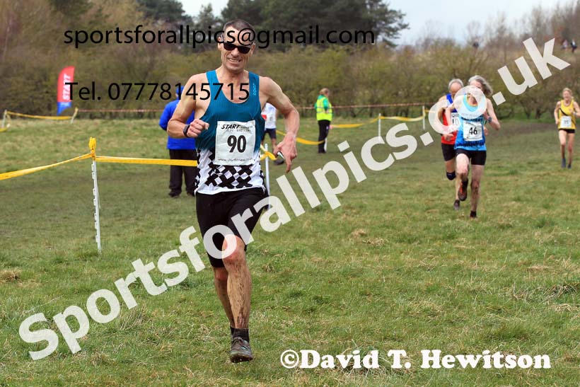 Womens and Mens 65+ in the 2023 BMAF Cross Country Champs., Wallsend. Photo: David T. Hewitson/Sports for All Pics
